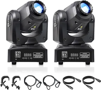 Obrázok produktu pre Mini LED pohyblivá reflektor – svetlo pre DJ – gobo reflektor – svetlo na párty – klubové osvetlenie – 30W LED