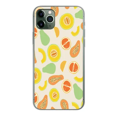 Produktbild von MuchoWow® Handyhülle Schutzhülle Hülle für iPhone 11 Pro Max Obst - Muster - Melone Silikon Softcase Handy Hülle - Schutz