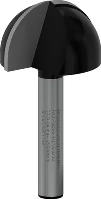 Produktbild von PRO Hohlkehlfräser, R 12,7, Schaft 6 mm