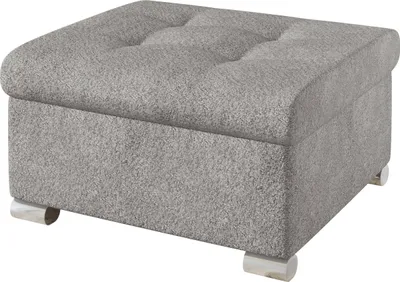 Produktbild von MIRJAN24 Polsterhocker Niko Klein, Stilvoll Sitzhocker vom Hersteller, Moderne Hocker (Farbe: Coral 75)