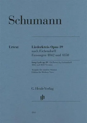 Zdjęcie produktu dla Robert Schumann - Liederkreis op. 39, nach Eichendorff, Fassungen 1842 und 1850