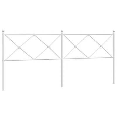 Produktbild von VidaXL 376589, Weiß, Stahl, 2 m, 2060 mm, 90,5 cm, 30 mm