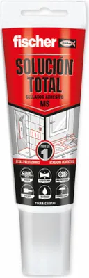 Image de Mastic Ms Transparent Fischer 80ml Adhésif Et Scellant Ms Polymère Transparent - Fischer