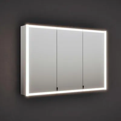Produktbild von burgbad rl20 Spiegelschrank 121 cm, mit Klarglas Lichtrahmen