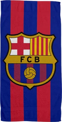 Produktbild von FC Barcelona Handtuch 70x140 cm Towel Mikrofaser 120042 mehrfarbig