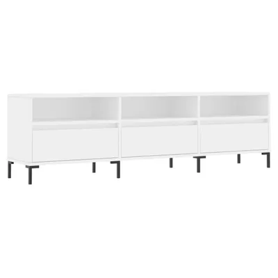Obrázek produktu pro vidaXL TV skříňka bílá 150x30x44,5 cm odvozený výrobek ze dřeva