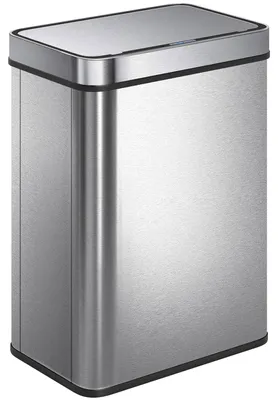Obrázek produktu pro 50l odpadkový koš se senzorem, nerezová ocel, regulace zápachu