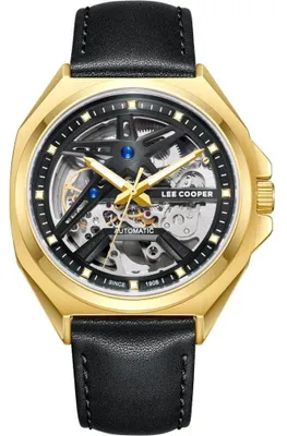 Produktbild von Herrenuhr LEE COOPER LC08103.151 in Schwarz, modisch.