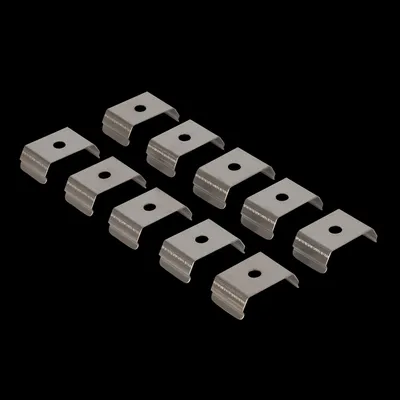 Produktbild von Artecta Mounting Clips for Profile 25 Set mit 10 Stück - hellgrau