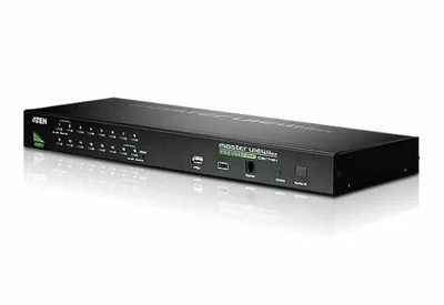 Zdjęcie produktu dla ATEN CS1716A-AT-G, 2048 x 1536 px, QXGA, Możliwości montowania w stelażu, 6,6 W, 1U, Czarny