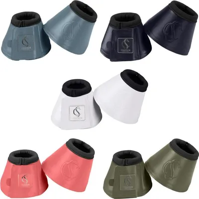 Produktbild von Eskadron Classic Sports Hufglocken " SOFTSLATE " Sprungglocken, 1 Paar Größe - L Farbe - coral blossom