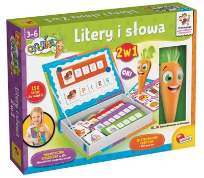 Image de Carotina : Lettres et mots 2 en 1 - Lisciani
