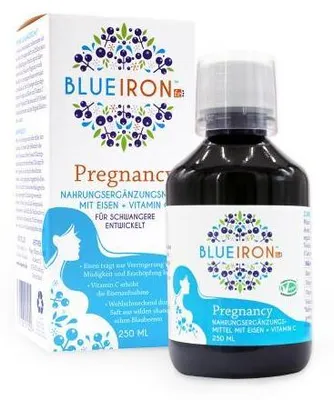 Obrázek produktu pro Blueiron Iron Pregnancy + kyselina listová tekutina k požití 250 ml