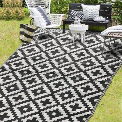 Obrázok produktu pre Záhradná podložka, veľký rozmer, vodovzdorná, vonkajšia obrus, multifunkčná pikniková sada do záhrady a na balkón (150 x 245 cm)