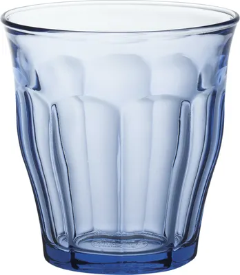 Produktbild von Duralex Picardie 1026BC04 Trinkgläser, 220 ml, Marineblau/durchsichtig, 4 Stück