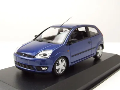 Produktbild von Ford Fiesta 2002 blau metallic Modellauto 1:43 Maxichamps