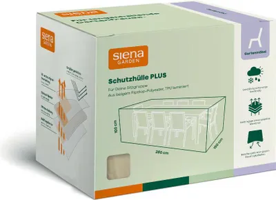 Produktbild von Siena Garden Sitzgruppen-Hülle 280x150x100 Schutzhülle Abdeckhaube Abdeckplane