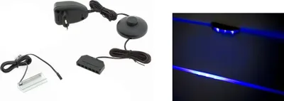 Productafbeelding van Furniture24 LED-verlichting, blauw, voor de woonkamer