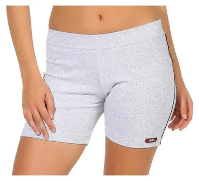 Produktbild von Damen Sport Shorts Hotpants kurz Baumwolle Radler Fitness; Grau XXL