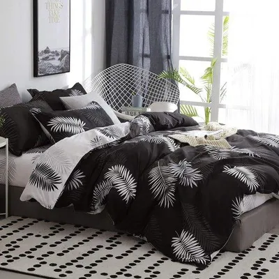 Produktbild von Famanu Bettwäsche Set Ethno Boho - 100% Mikrofaser, modernes geometrisches Muster