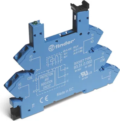 Produktbild von Finder FASSUNG MIT FEDERZUGKLEMME 93510024