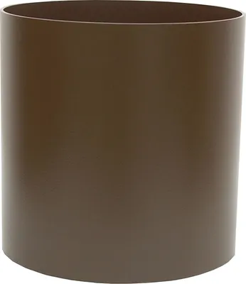 Produktbild von Kunststoff Hydro Blumenkübel Elegance RU37 RAL 8014 sepia braun struktur hb Rollen Ø 37.0cm Höhe 37.0cm