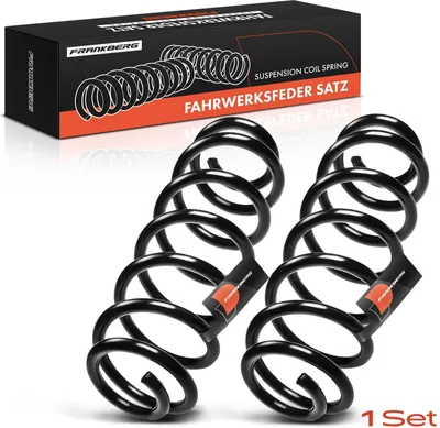 Image de Frankberg 2x Ressort de suspension essieu arrière pour VW Passat 362 3C2 1.4L 1.6L 1.8L 2.0L 2005-2014