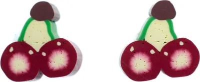 Produktbild von Kirschen Ohrstecker Miniblings Stecker Ohrringe Kirsche Obst Mini Sauerkirschen