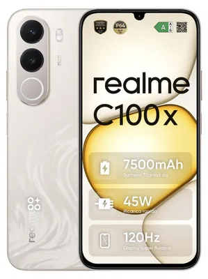 Produktbild von realme 631011008900, 17,3 cm (6.8"), 4 GB, 256 GB, 50 MP, Android 16.0, Gold