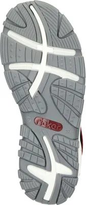 Produktbild von Rieker Trekkingsandalen - Rot Kunstleder Größe: 42 Normal