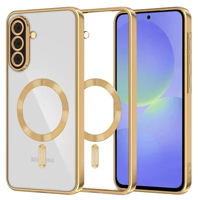 Obrázok produktu pre Techsuit Luxury Crystal MagSafe – puzdro na Samsung Galaxy A36 5G / A56 5G – zlatý