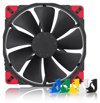 Produktbild von noctua NF-A20 PWM CH,BK,S NF-A20 PWM CH,BK,S Computerkühlsystem Computergehäuse Ventilator 20 cm Schwarz