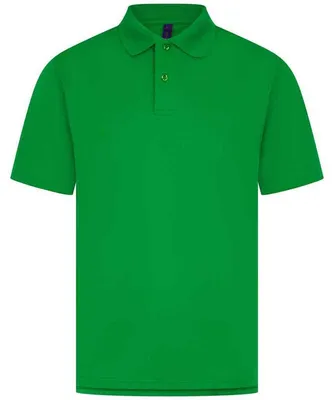 Productafbeelding van Henbury - Polohemd voor heren, vochtafvoerend, CoolPlus LT5768 (XL) (Iers groen)
