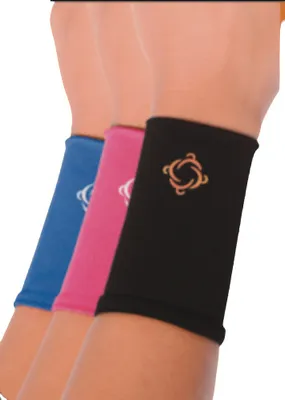 Produktbild von Magic Copper Handgelenk-Bandagen 1 Paar blau, Gr. S
