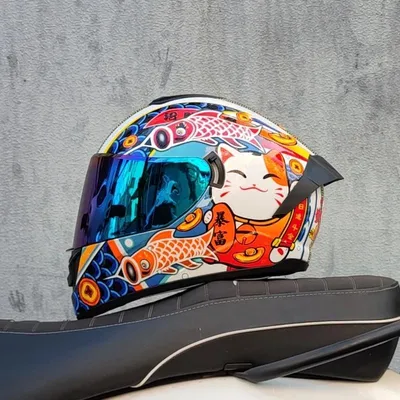 Produktbild von Motorradhelm Integralhelm Doppelvisier Damen & Herren