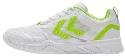 Image de Hummel Uruz 2.0 Indoor Chaussures de handball couvertes blanc/néon 215183-9001, Pointure:48 EU