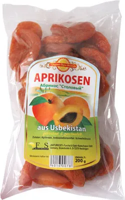 Produktbild von Aprikosen getrocknet ohne Stein 200g Абрикос столовый без косточки сухофрукты