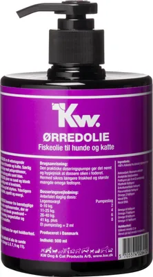 Produktbild von KW Regenbogenforellenöl 500 ml - Ergänzungsfuttermittel für Hunde und Katzen