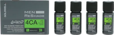 Produktbild von Goldwell Men ReShade Grey Blending Power Shot, Grau, 4CA, Männer, 80 ml, Alle Haare, Flasche