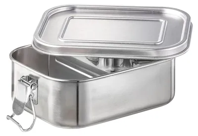 Zdjęcie produktu dla Newaner Pudełko na lunch stal nierdzewna 800 ml z ścianką działową