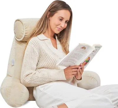 Productafbeelding van Leeskussen met ergonomische rugleuning voor comfortabel lezen en ontspanning