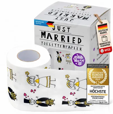 Obrázek produktu pro Svatební toaletní papír "Just Married"