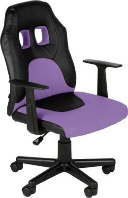 Produktbild von Kinder Bürostuhl Fun schwarz/lila