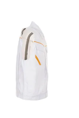Produktbild von Planam Weste Highline Gr. 4XL reinweiß/gelb