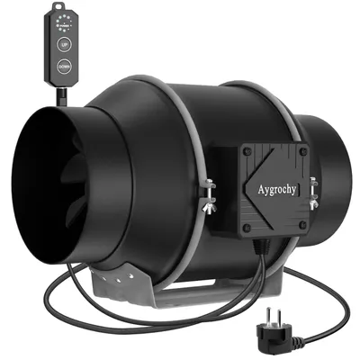 Zdjęcie produktu dla Wentylator kanałowy - 150 mm - 595 m³/h - Regulacja PWM - 10 prędkości
