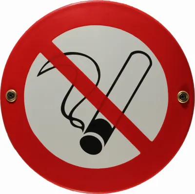 Produktbild von Hinweis-Schild Rauchen verboten Rauchverbot Emaille Warnschild