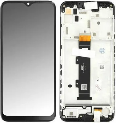 Produktbild von Original LCD Display Touchscreen Bildschirm Rahmen Schwarz / Aurora Grau für Motorola Moto G10 XT2127