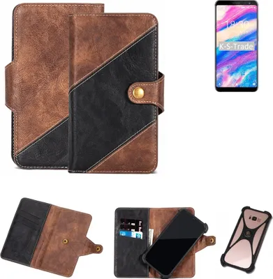 Produktbild von K-S-Trade Handy Hülle Schutz Hülle Schutzhülle Bookstyle Case kompatibel mit UMIDIGI A1 Pro Handy Cover Hülle Schutztasche 1x