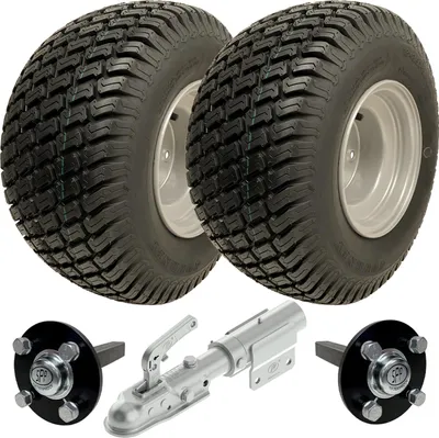 Obrázok produktu pre 18x8.50-8 ATV Trailer Kit Wanda P332 Kolesá nábojov a zadných náprav Otočný záves 750 kg