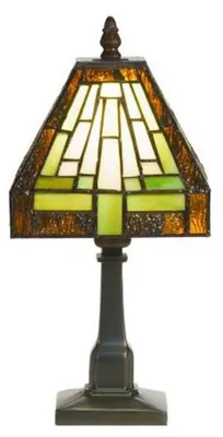 Immagine prodotto di Lampada da tavolo Tiffany fatta a mano, altezza 32 cm, lunghezza 15 cm - lampada